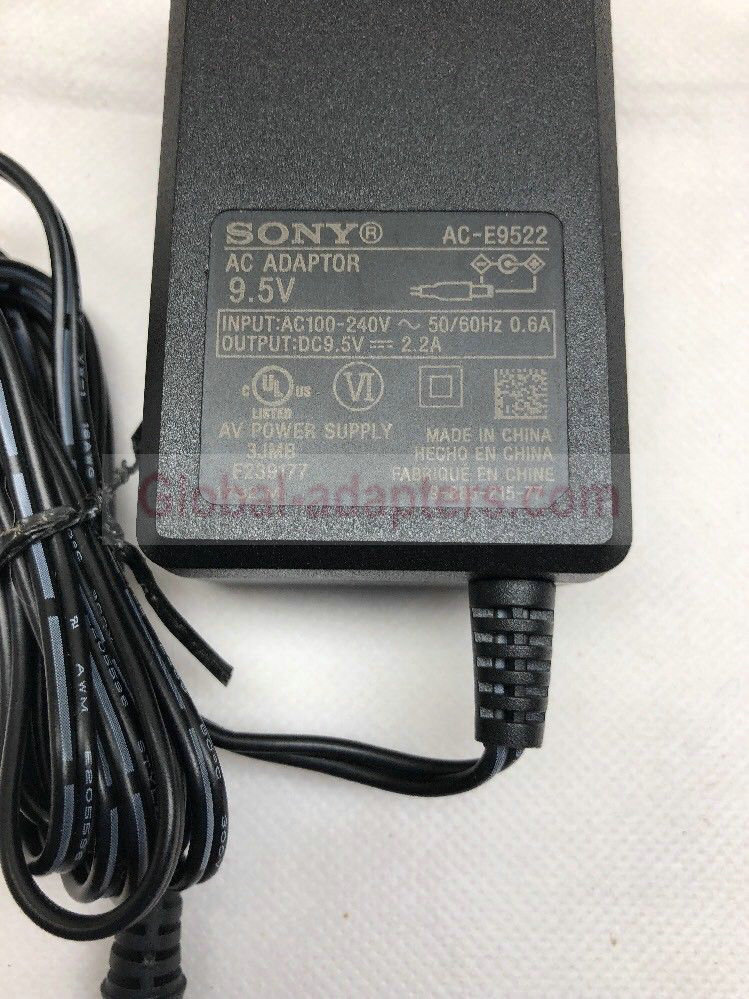 New 9.5V 2.2A Sony AC-E9522 AC Power Adapter Charger for SONY SRS-XB40 Bluetooth